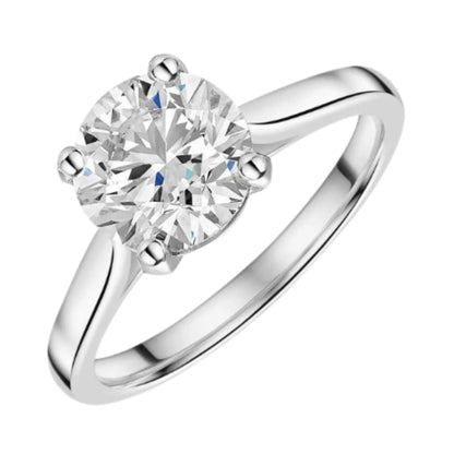 Classic Solitaire Elegance Ring