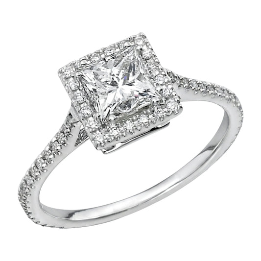 Princess Radiance Halo Ring