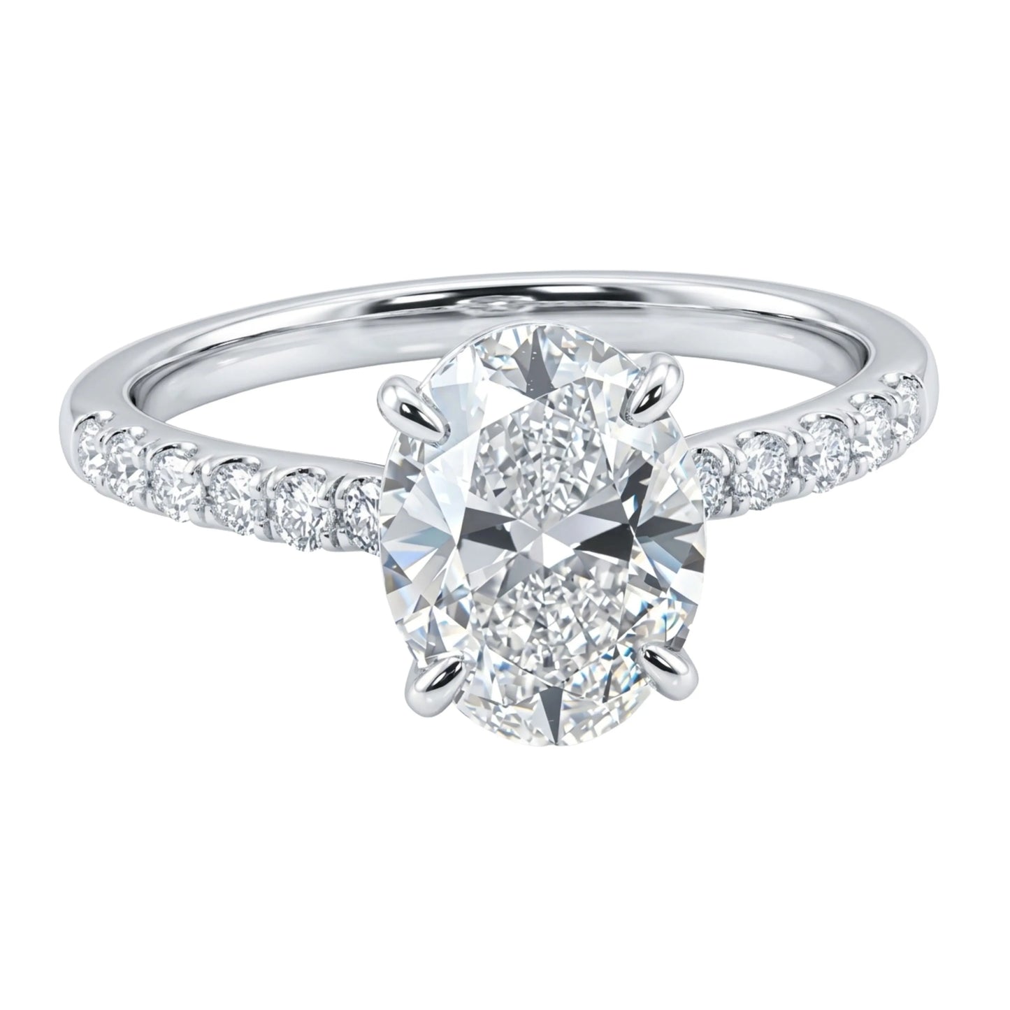 Ethereal Oval Brilliance Solitaire Ring